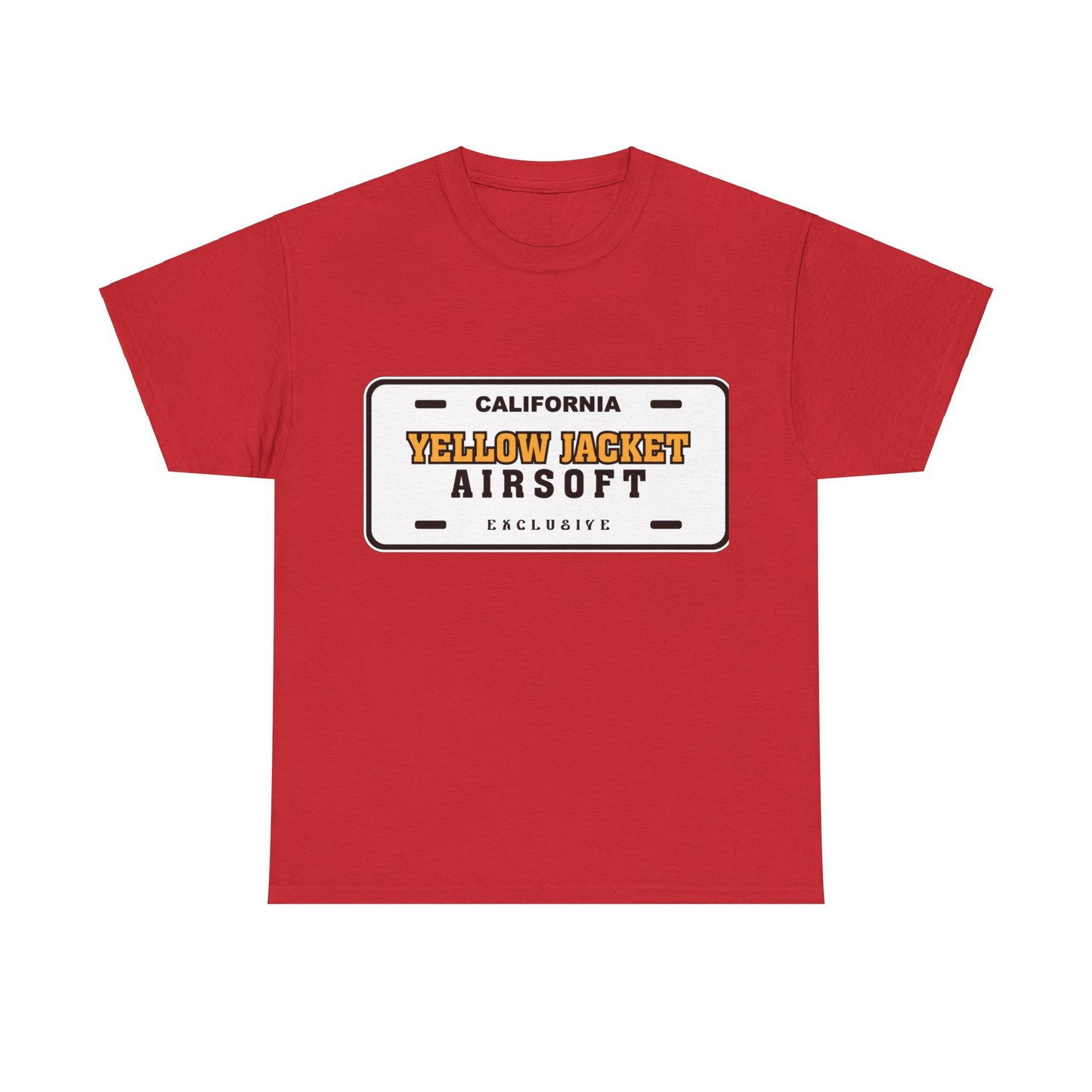 Yellow Jacket Airsoft License Plate (T-shirt)