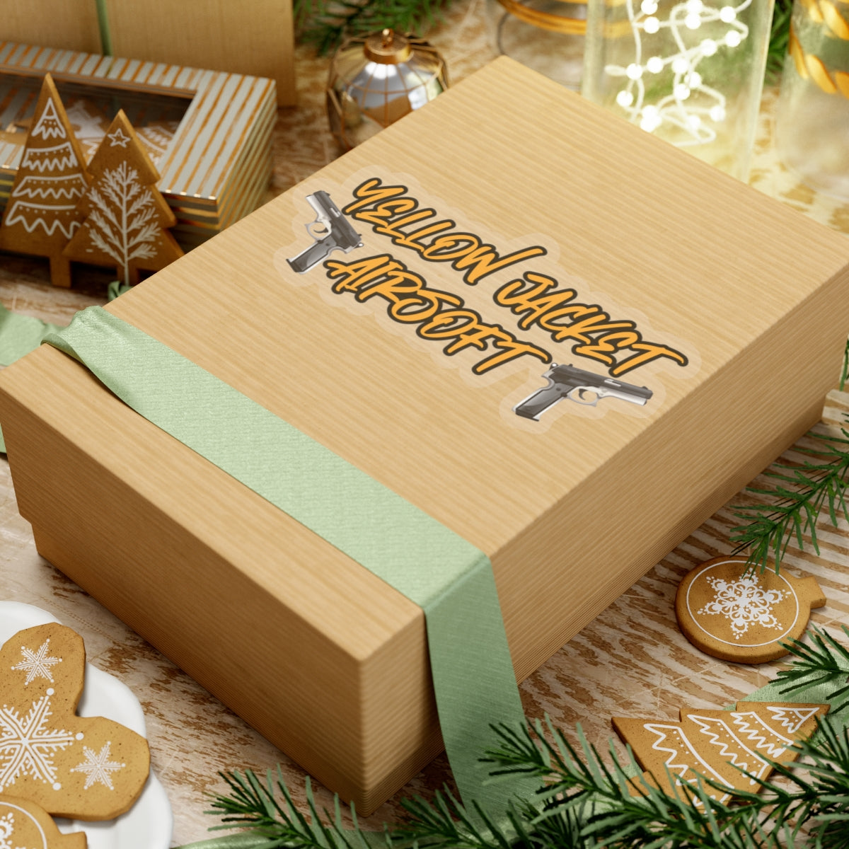 Yellow Jacket Airsoft Pistols (Kiss-Cut Stickers)