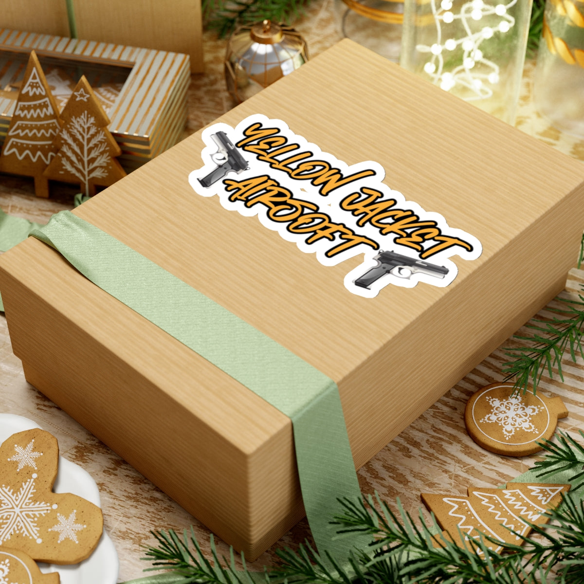 Yellow Jacket Airsoft Pistols (Kiss-Cut Stickers)