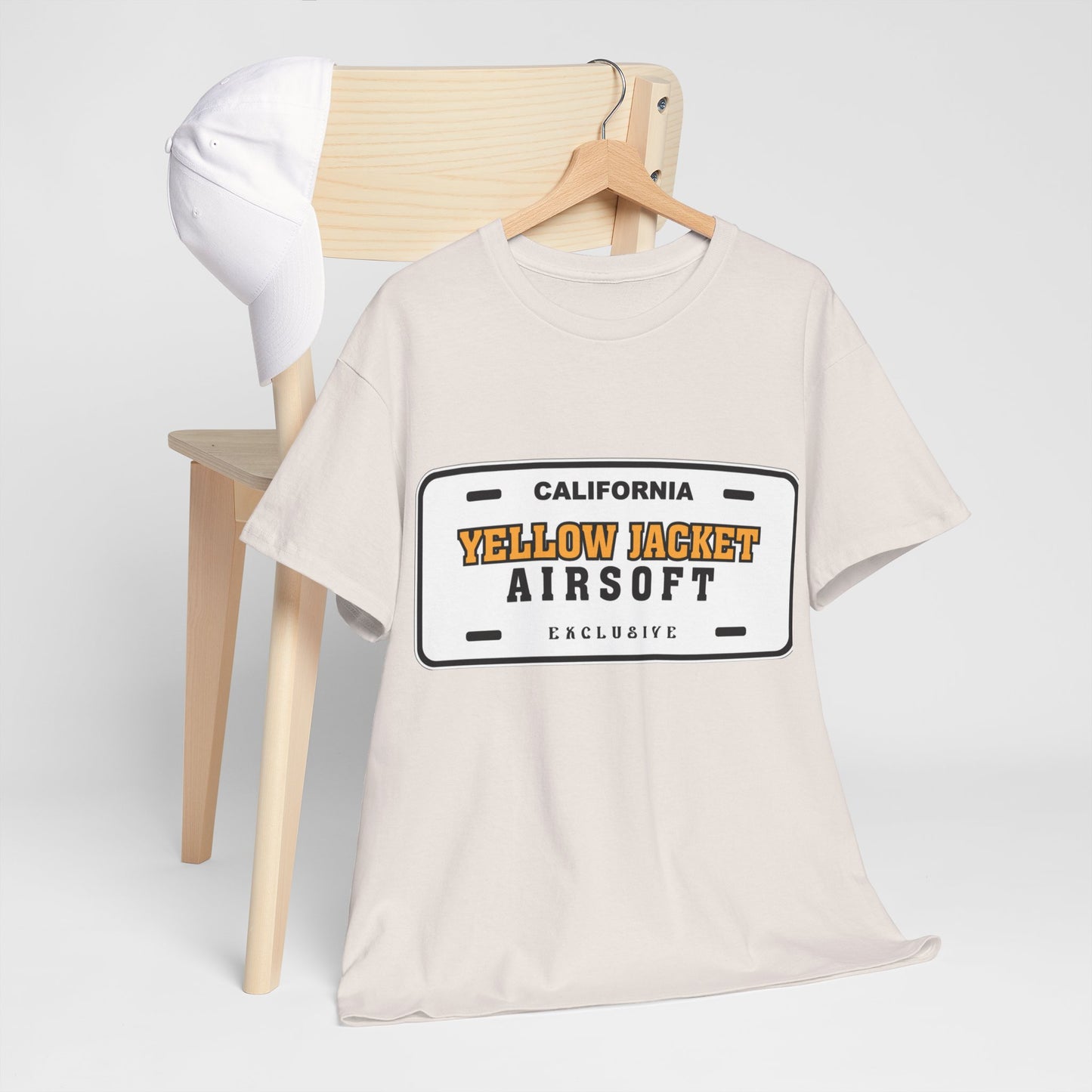 Yellow Jacket Airsoft License Plate (T-shirt)