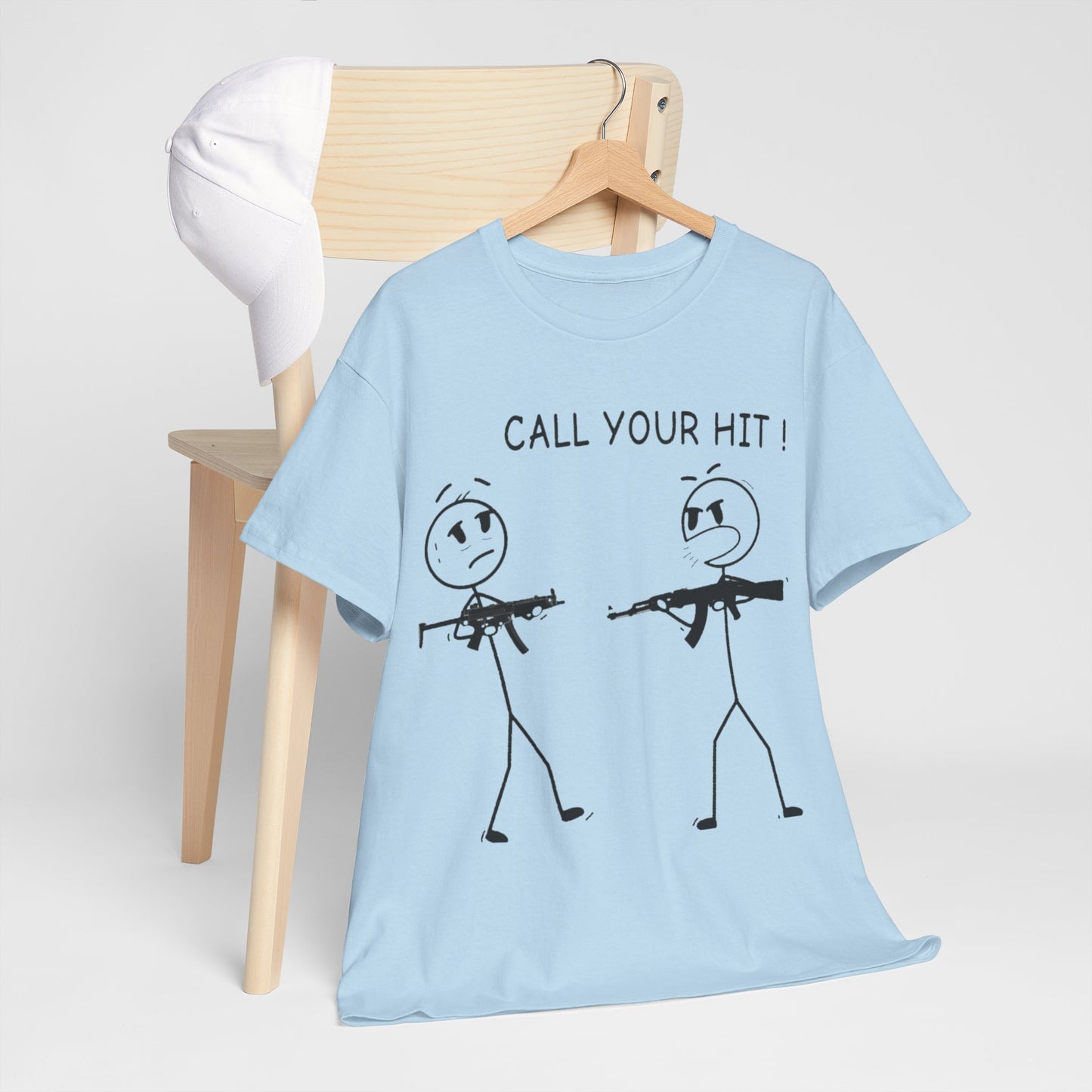 Stick Figure “Call Your Hit!” (T-shirt)
