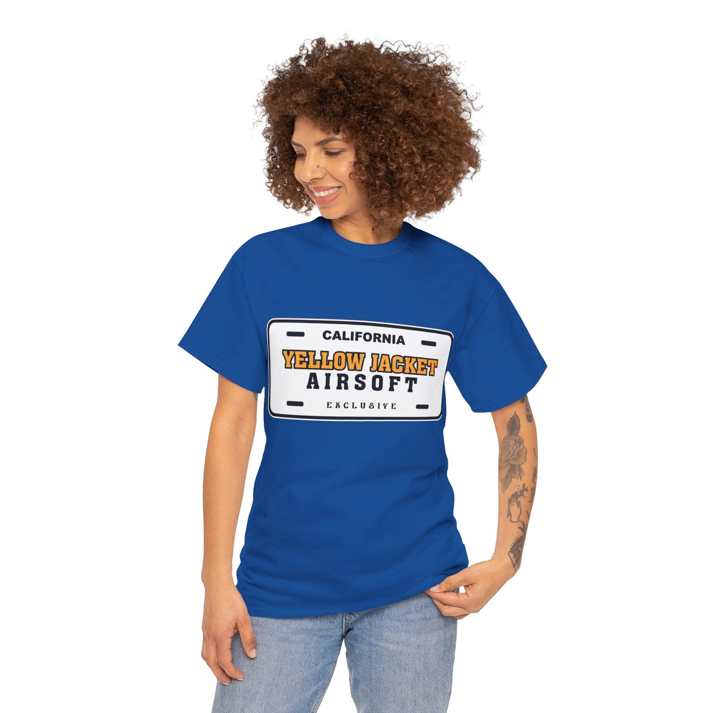 Yellow Jacket Airsoft License Plate (T-shirt)