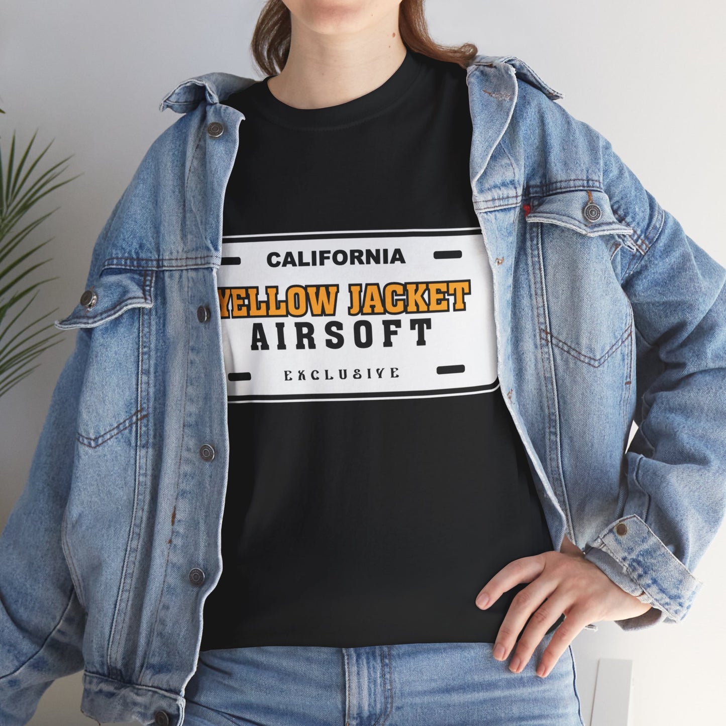 Yellow Jacket Airsoft License Plate (T-shirt)