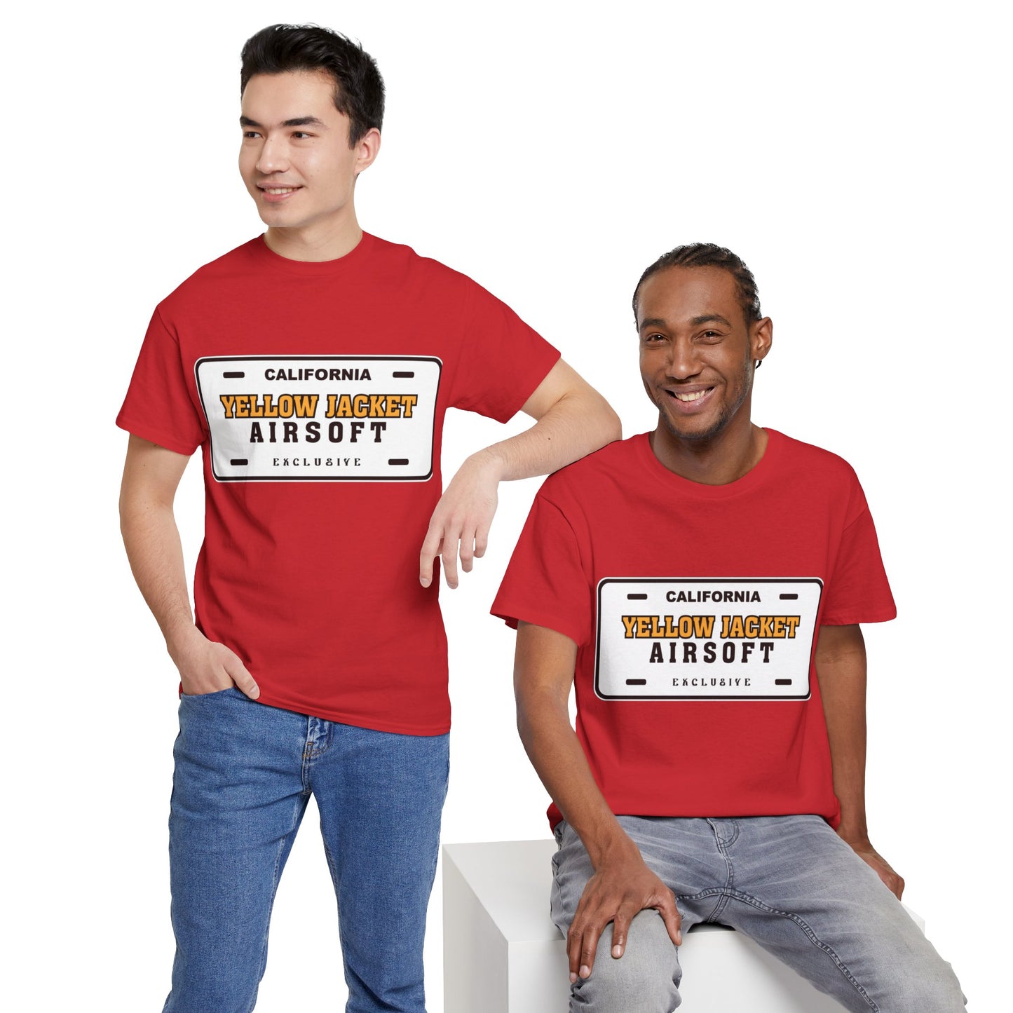 Yellow Jacket Airsoft License Plate (T-shirt)
