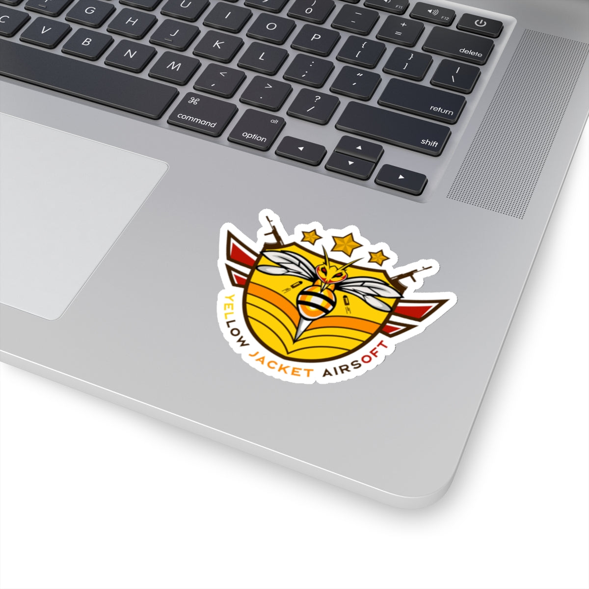 Yellow Jacket Airsoft Shield (Kiss-Cut Stickers)