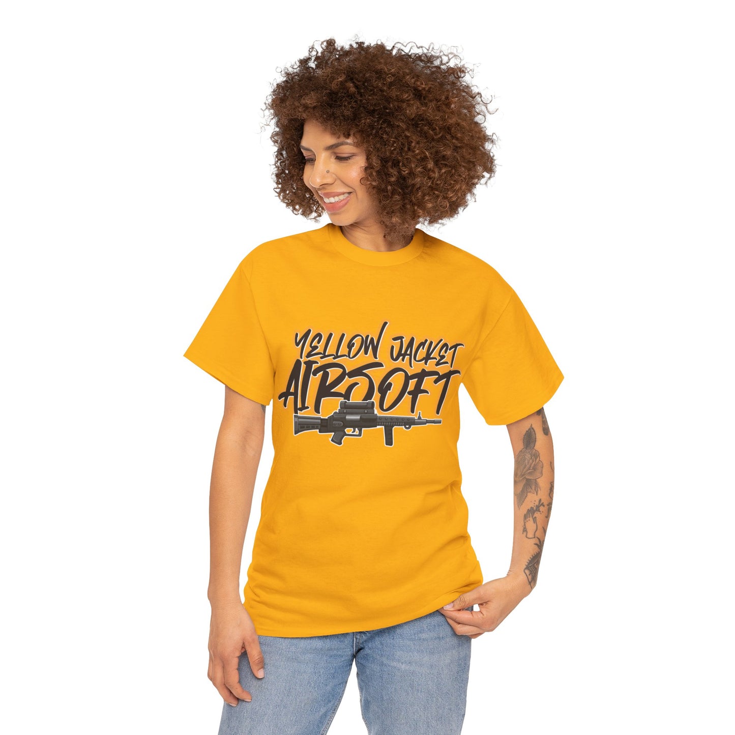 Yellow Jacket Airsoft Machine Gun (T-shirt)