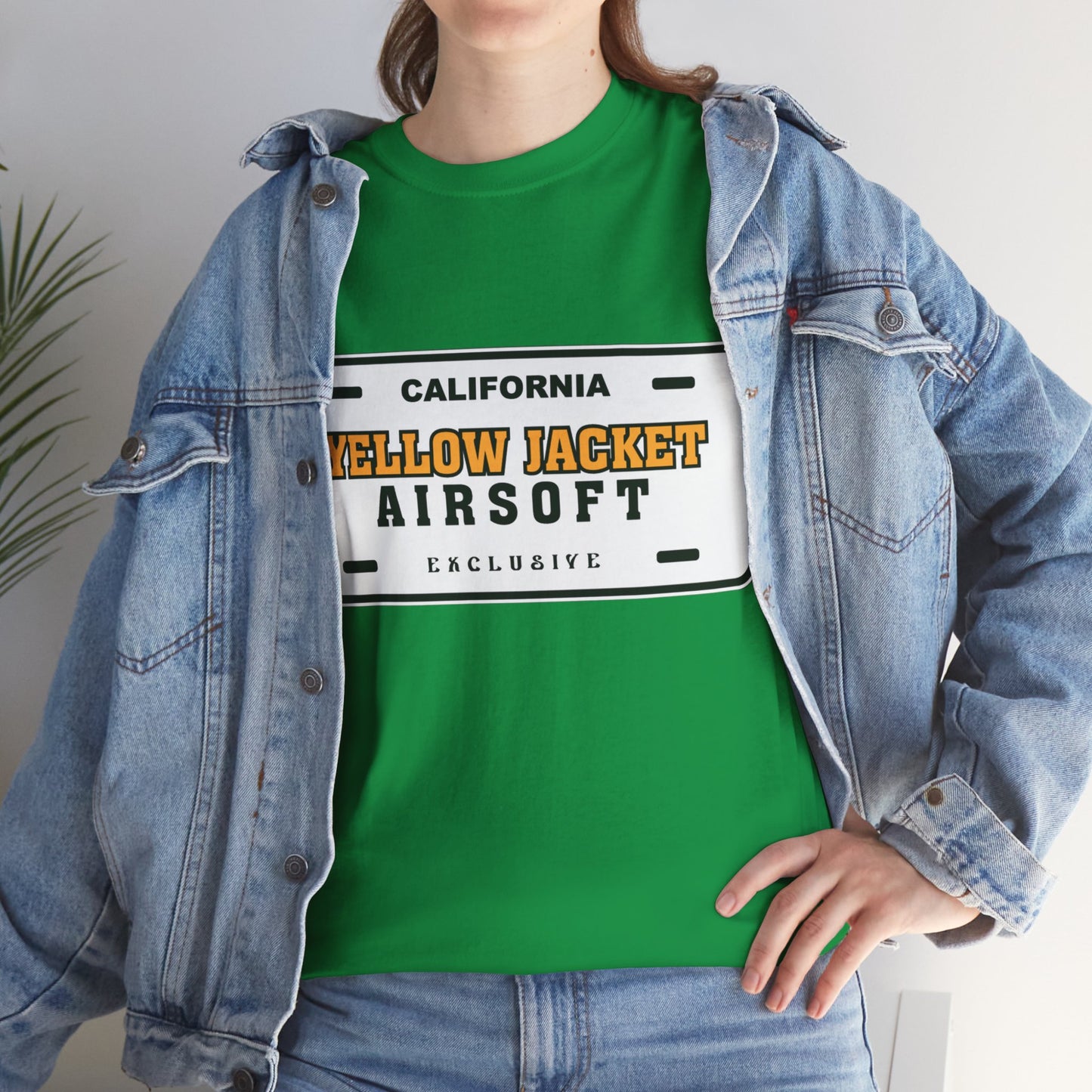 Yellow Jacket Airsoft License Plate (T-shirt)