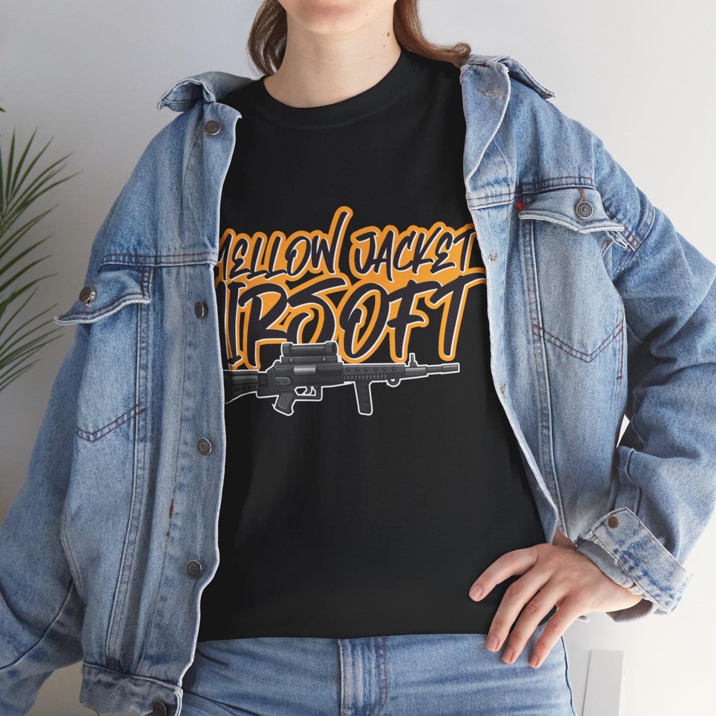 Yellow Jacket Airsoft Machine Gun (T-shirt)