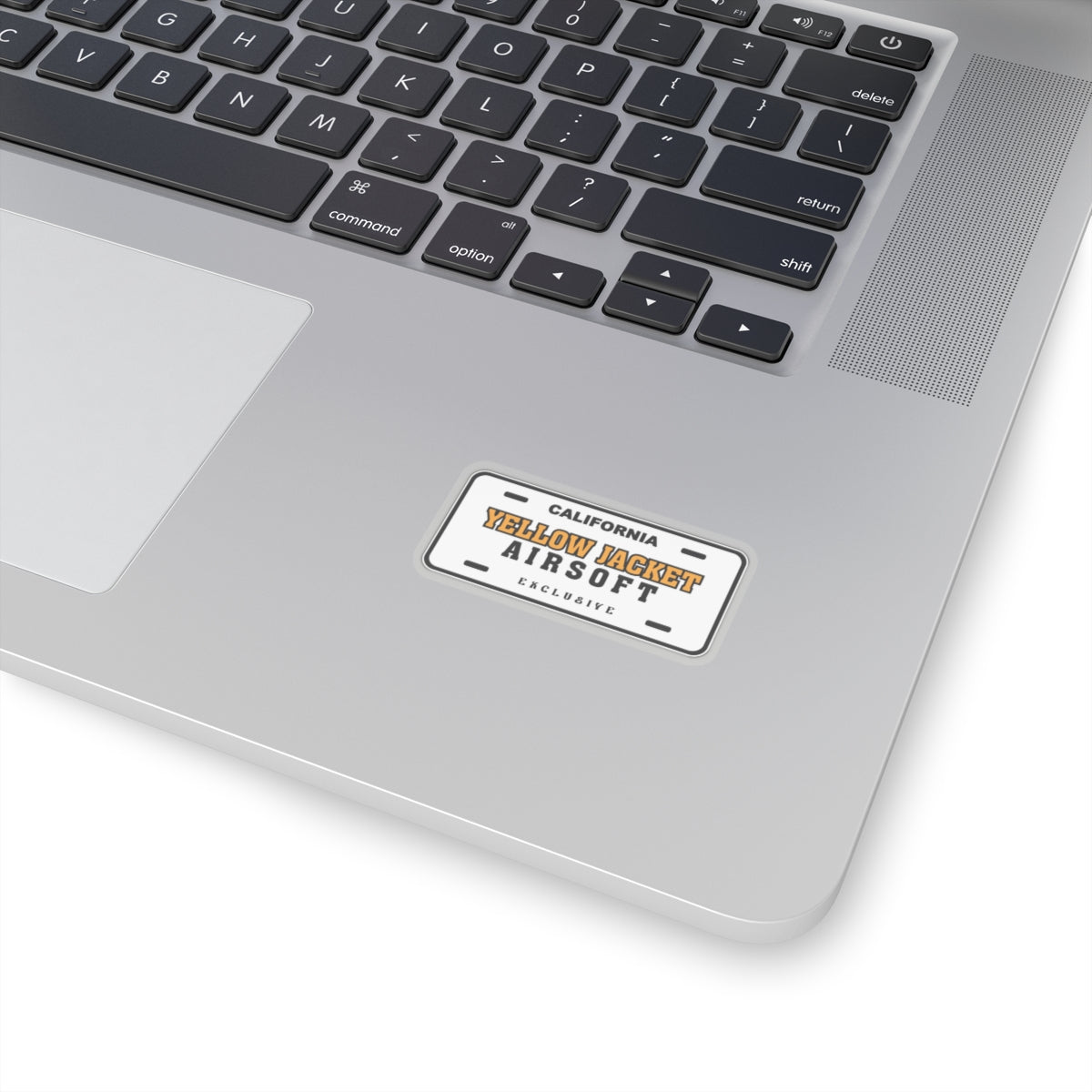 Yellow Jacket Airsoft License Plate (Kiss-Cut Stickers)