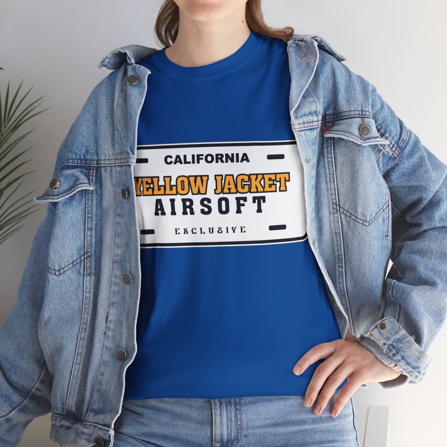 Yellow Jacket Airsoft License Plate (T-shirt)