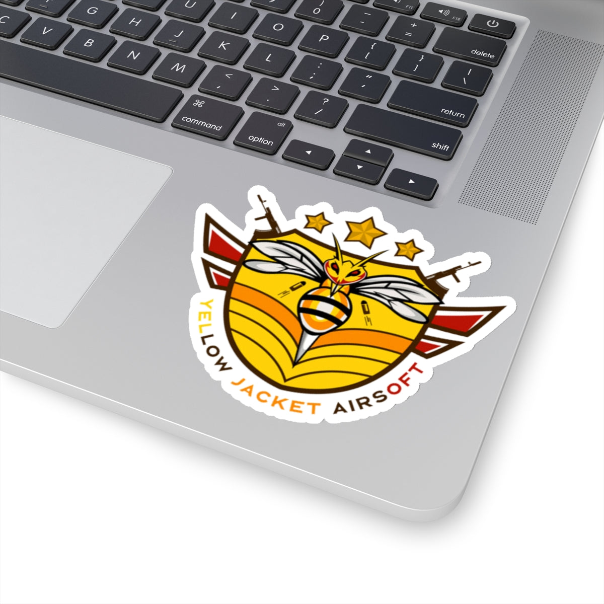 Yellow Jacket Airsoft Shield (Kiss-Cut Stickers)