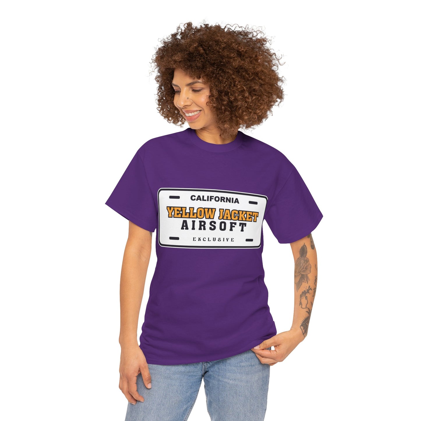 Yellow Jacket Airsoft License Plate (T-shirt)