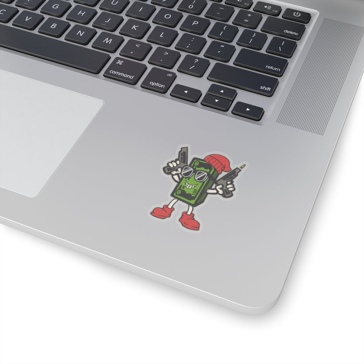 Moneyman Red Beanie (Kiss-Cut Stickers)
