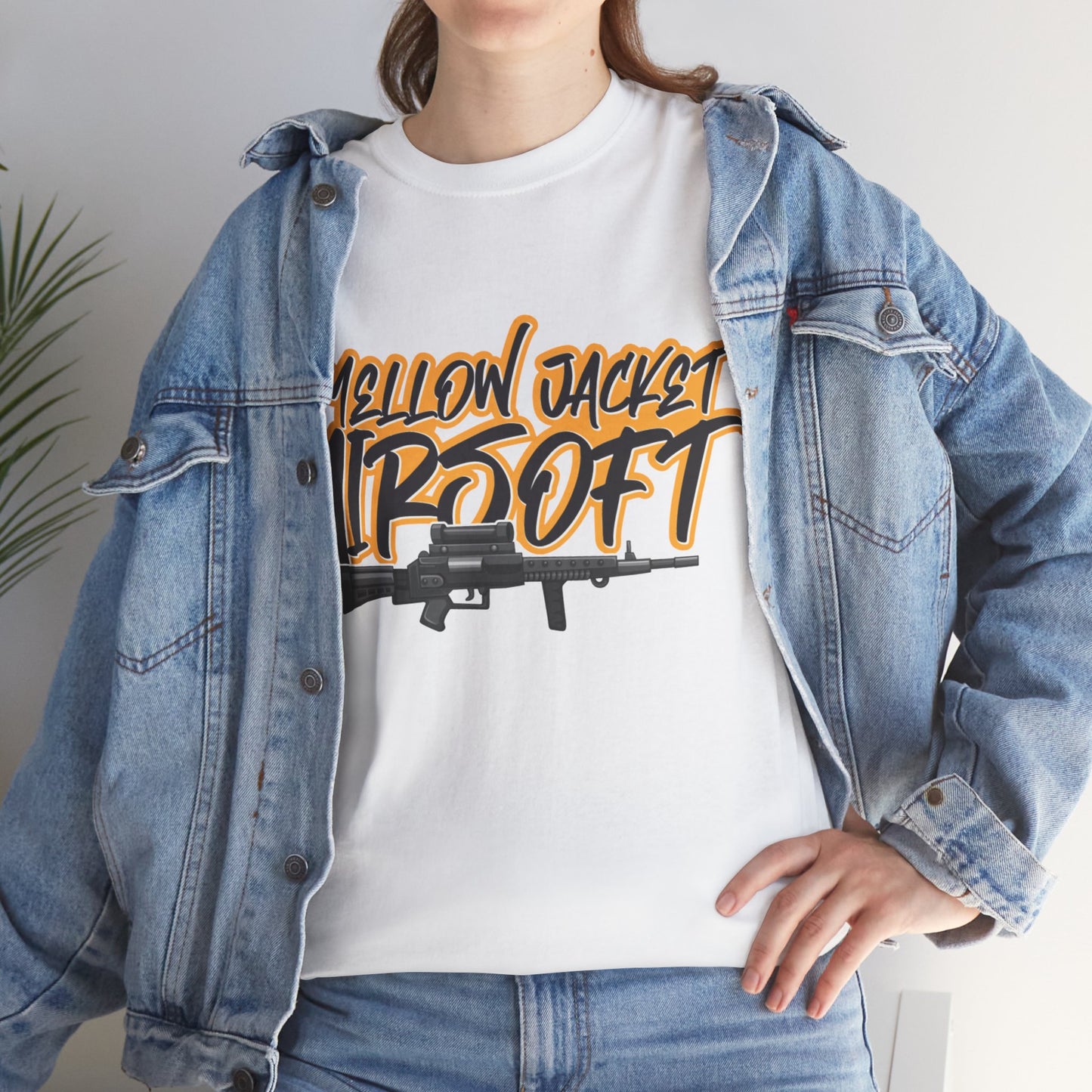 Yellow Jacket Airsoft Machine Gun (T-shirt)