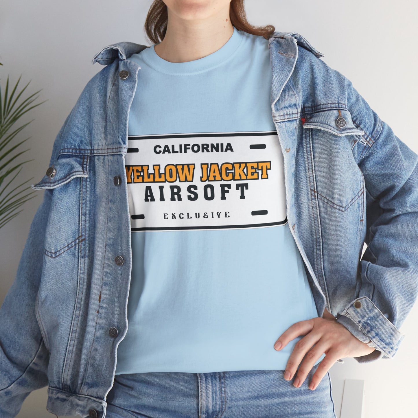 Yellow Jacket Airsoft License Plate (T-shirt)