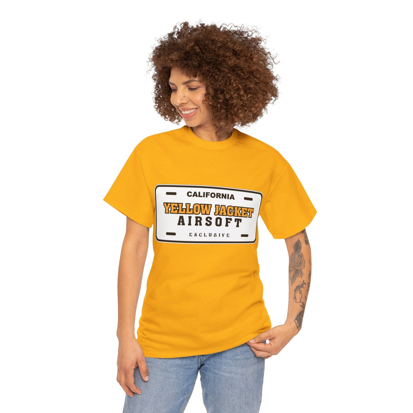 Yellow Jacket Airsoft License Plate (T-shirt)