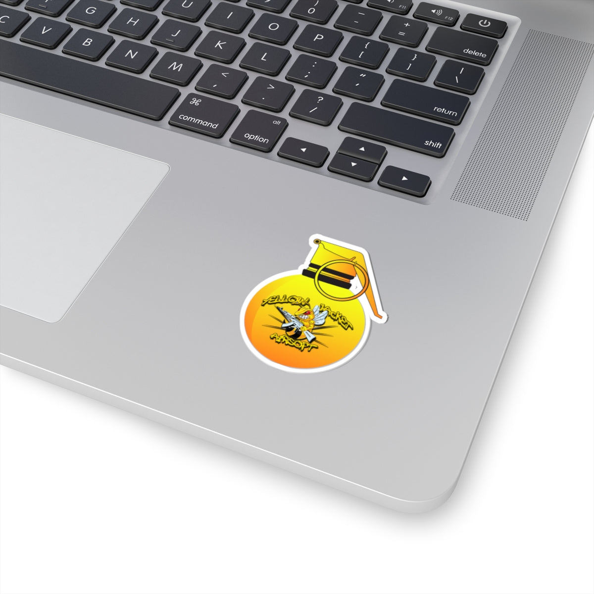 Yellow Jacket Airsoft Grenade (Kiss-Cut Stickers)