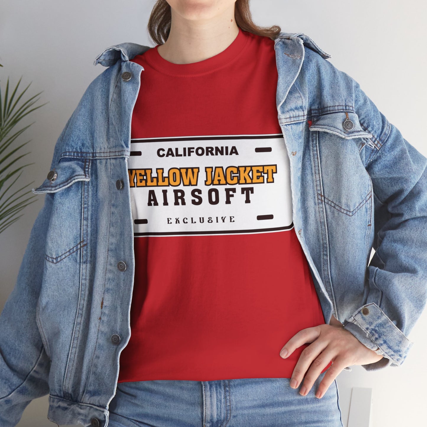 Yellow Jacket Airsoft License Plate (T-shirt)