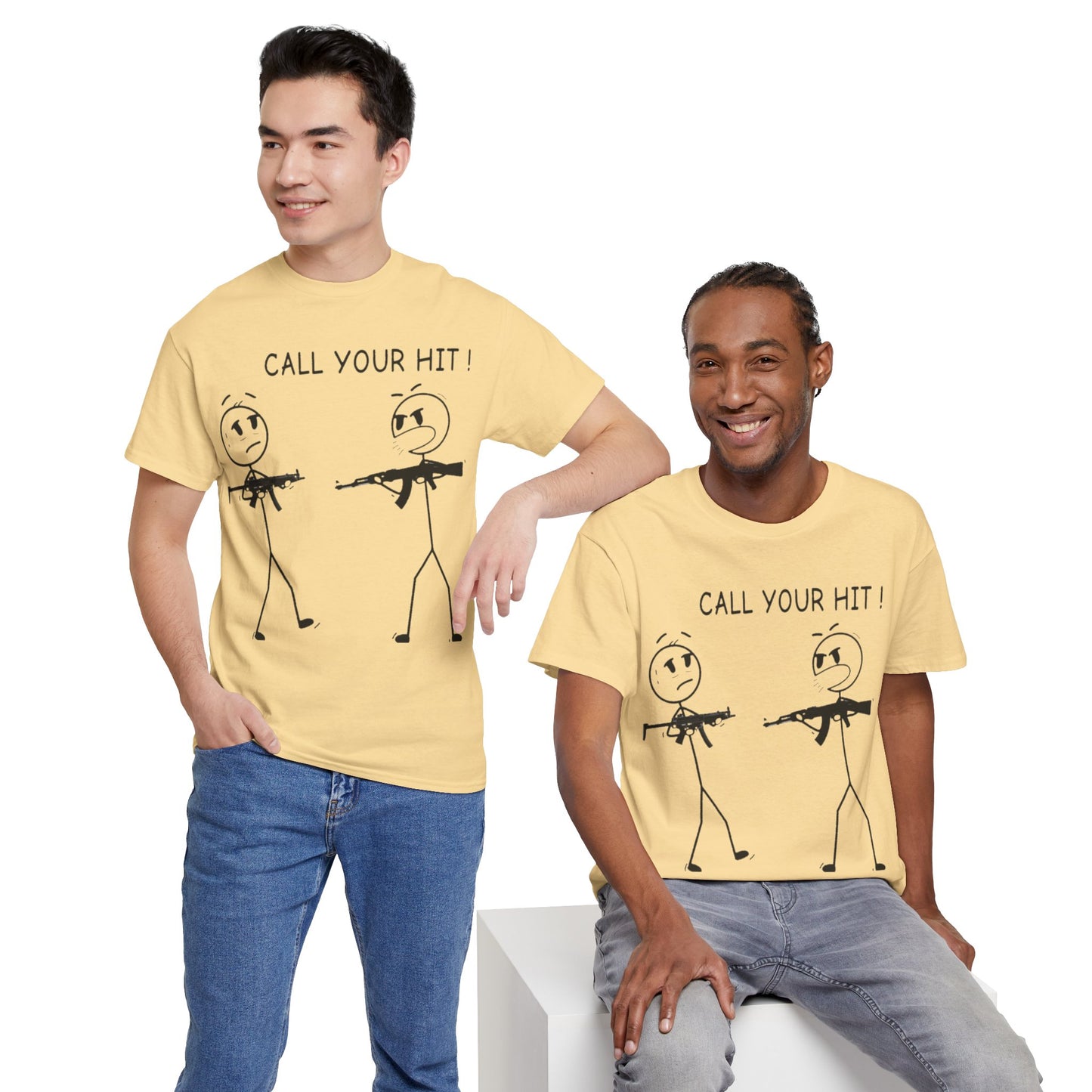 Stick Figure “Call Your Hit!” (T-shirt)