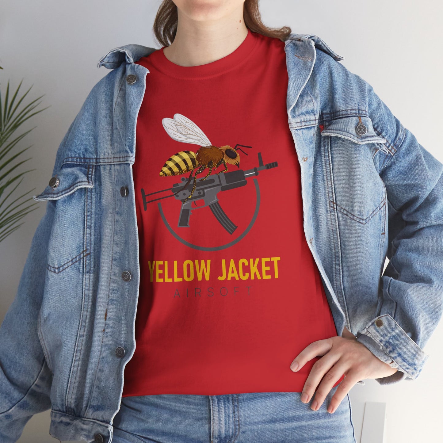 MP5 with a Yellow Jacket (T-shirt)