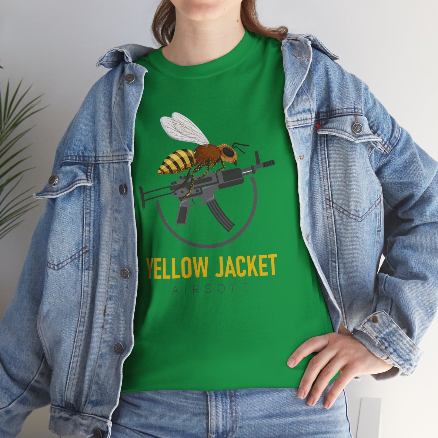 MP5 with a Yellow Jacket (T-shirt)