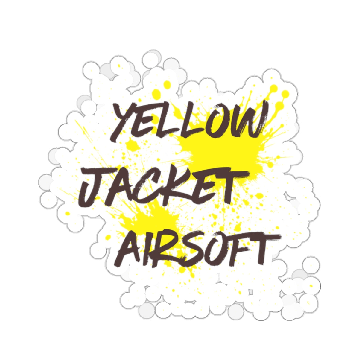 Yellow Jacket Airsoft Splash (Kiss-Cut Stickers)