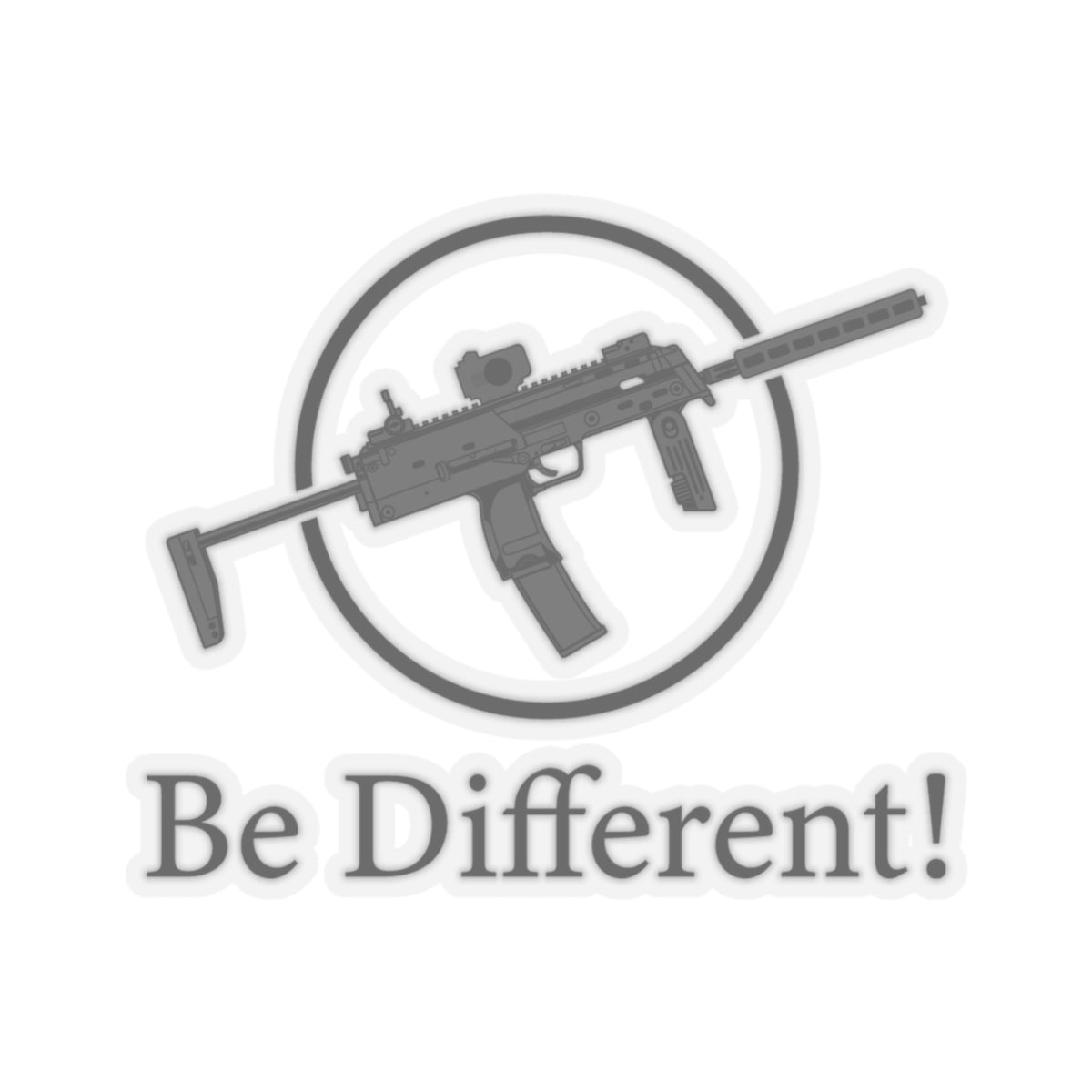 MP7 Be Different! (Kiss-Cut Stickers)