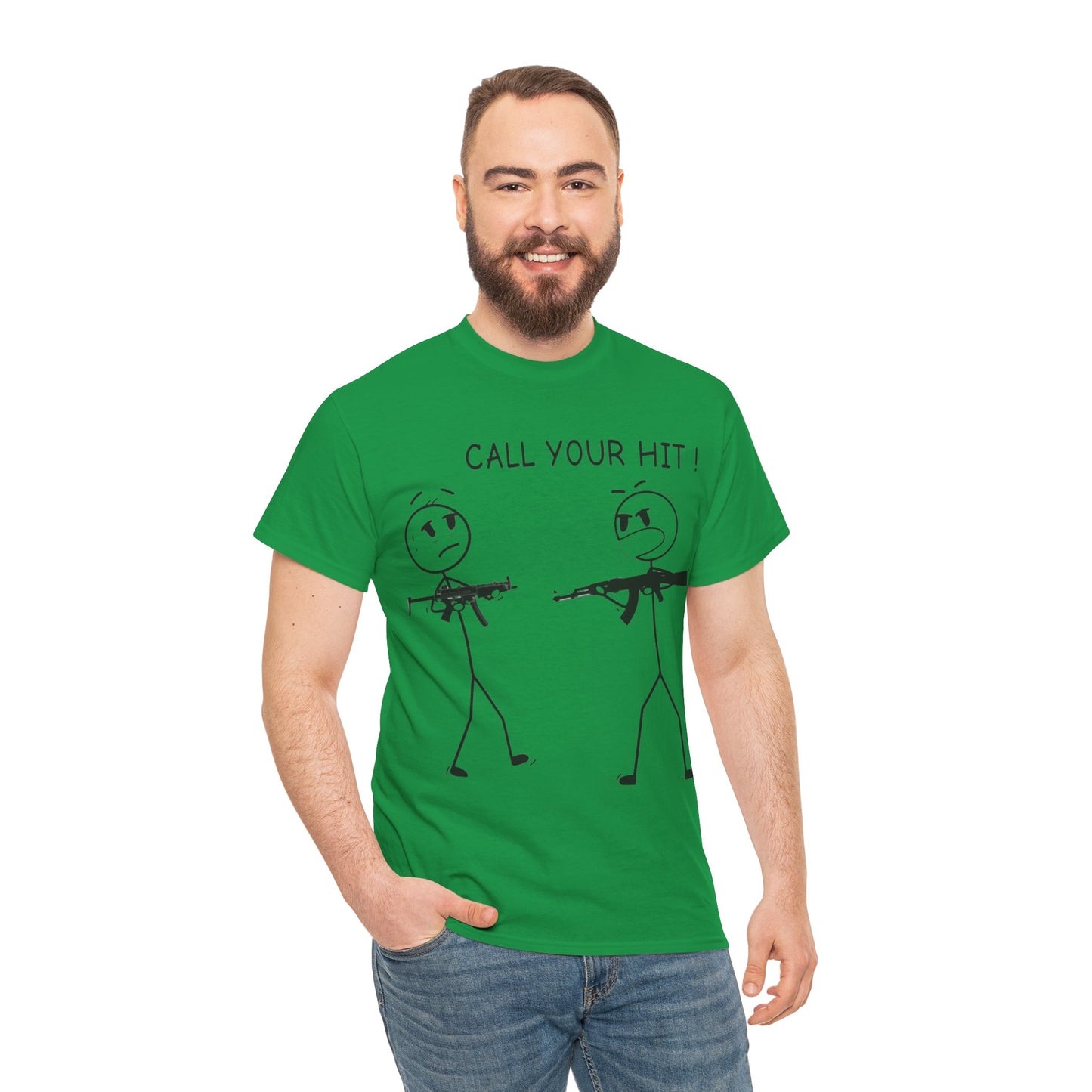 Stick Figure “Call Your Hit!” (T-shirt)