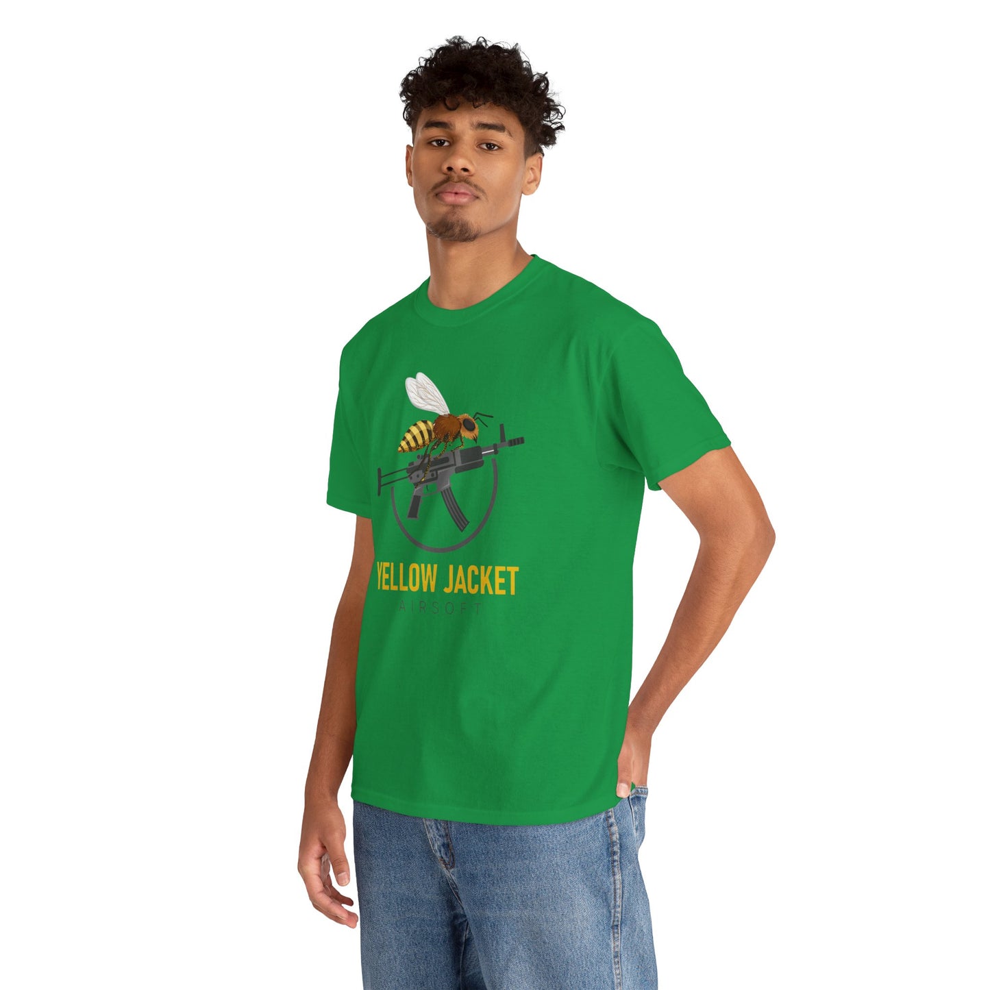 MP5 with a Yellow Jacket (T-shirt)