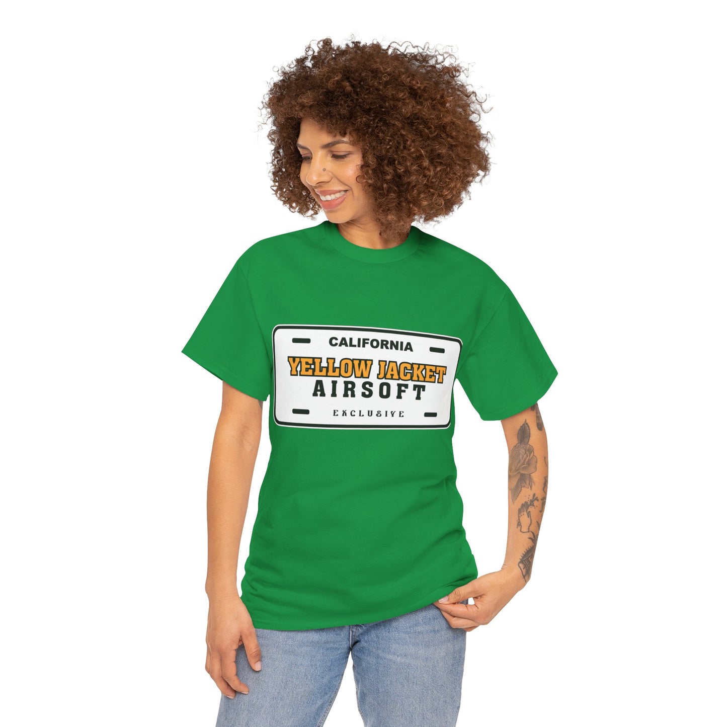 Yellow Jacket Airsoft License Plate (T-shirt)