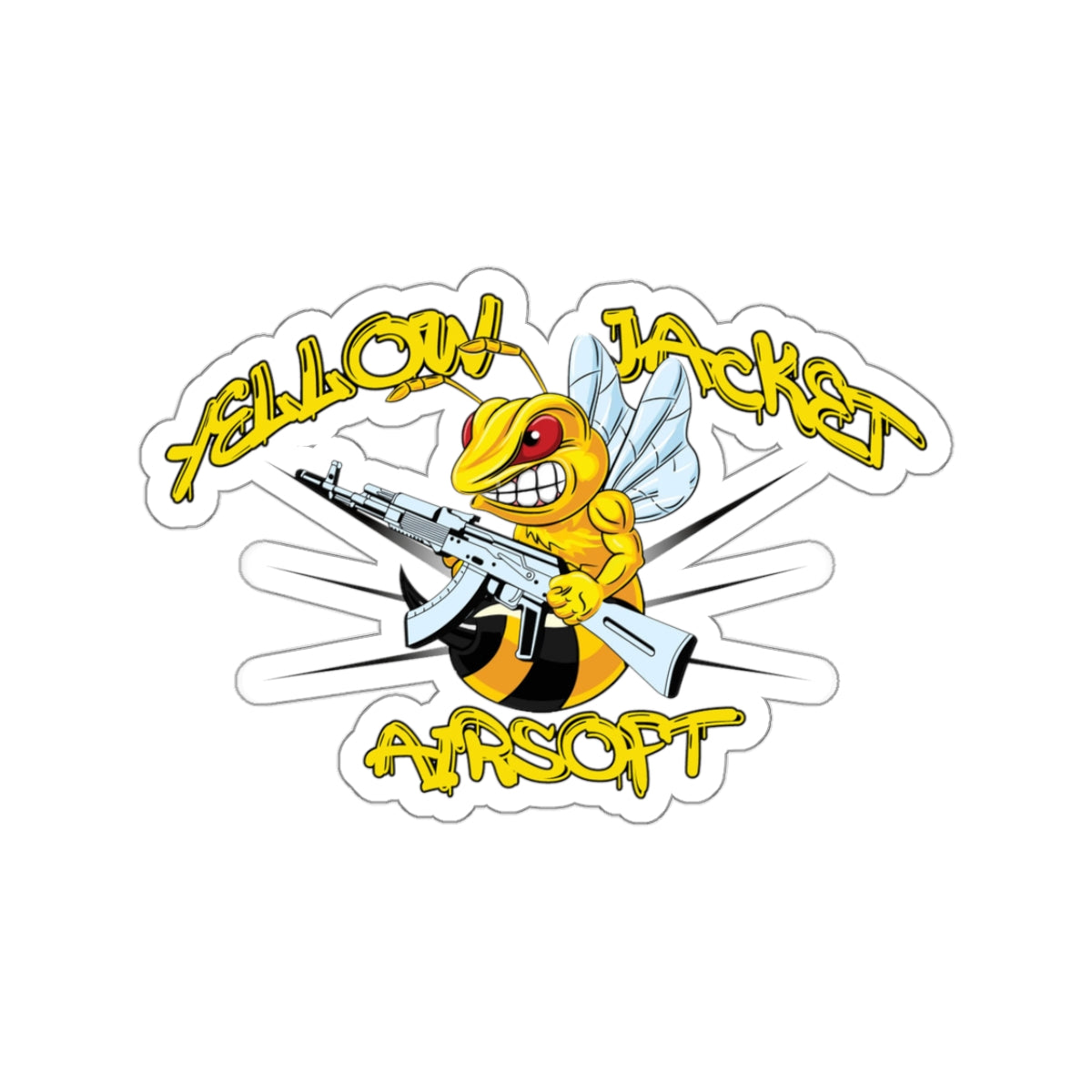 Yellow Jacket Airsoft (Kiss-Cut Stickers)