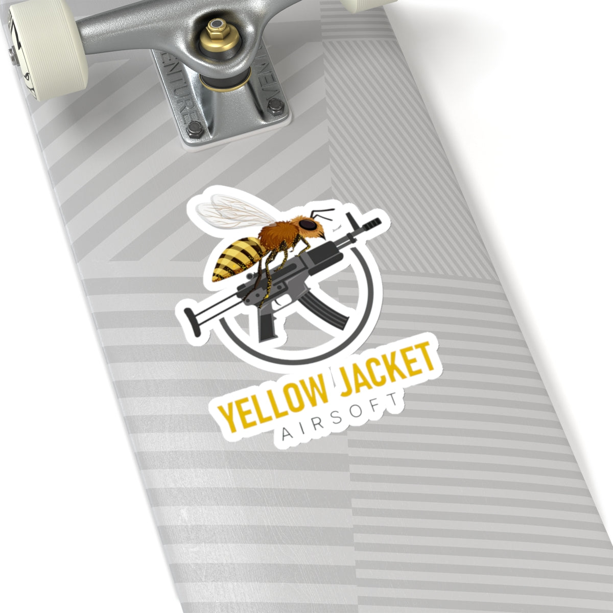 MP5 with a Yellow Jacket (Kiss-Cut Stickers)