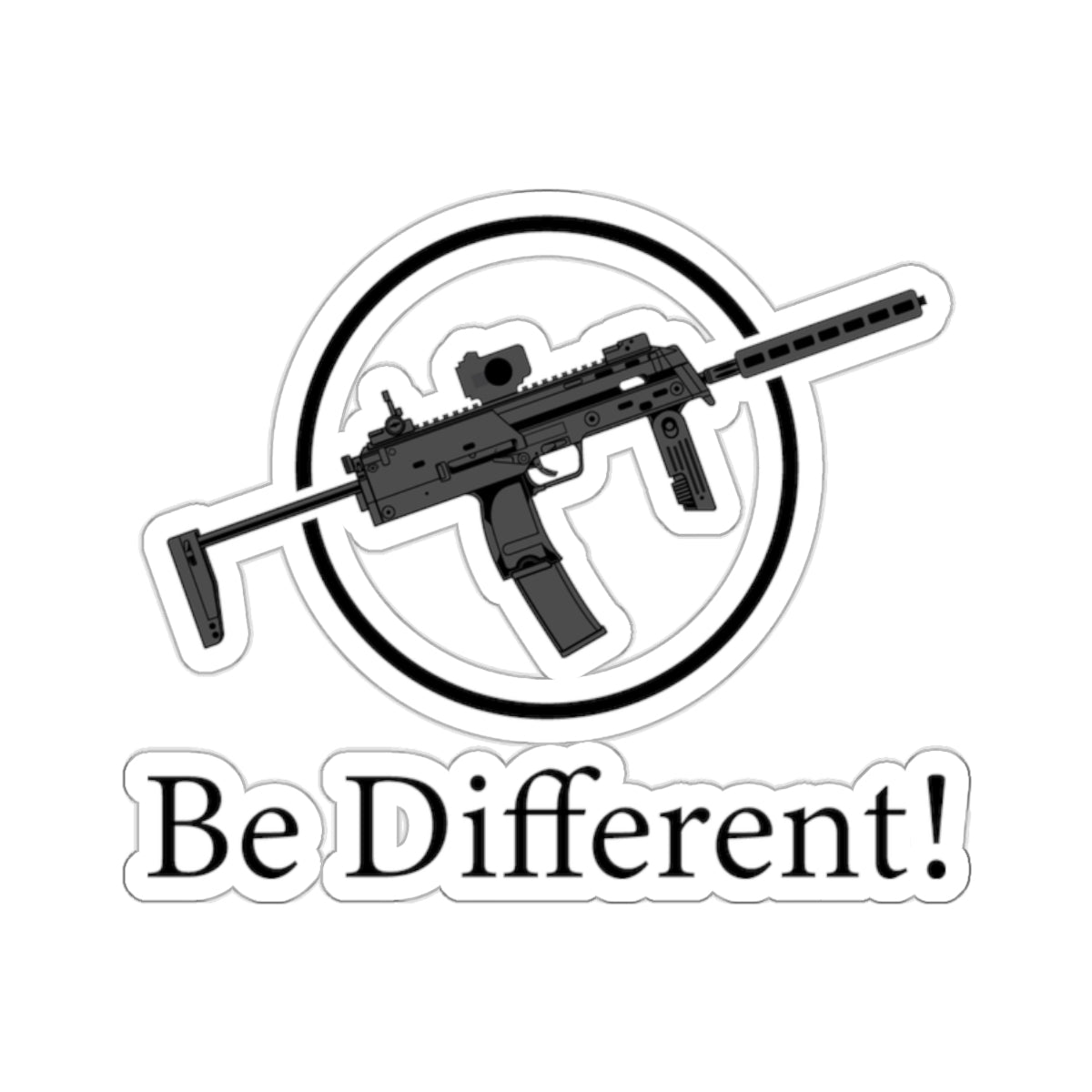 MP7 Be Different! (Kiss-Cut Stickers)