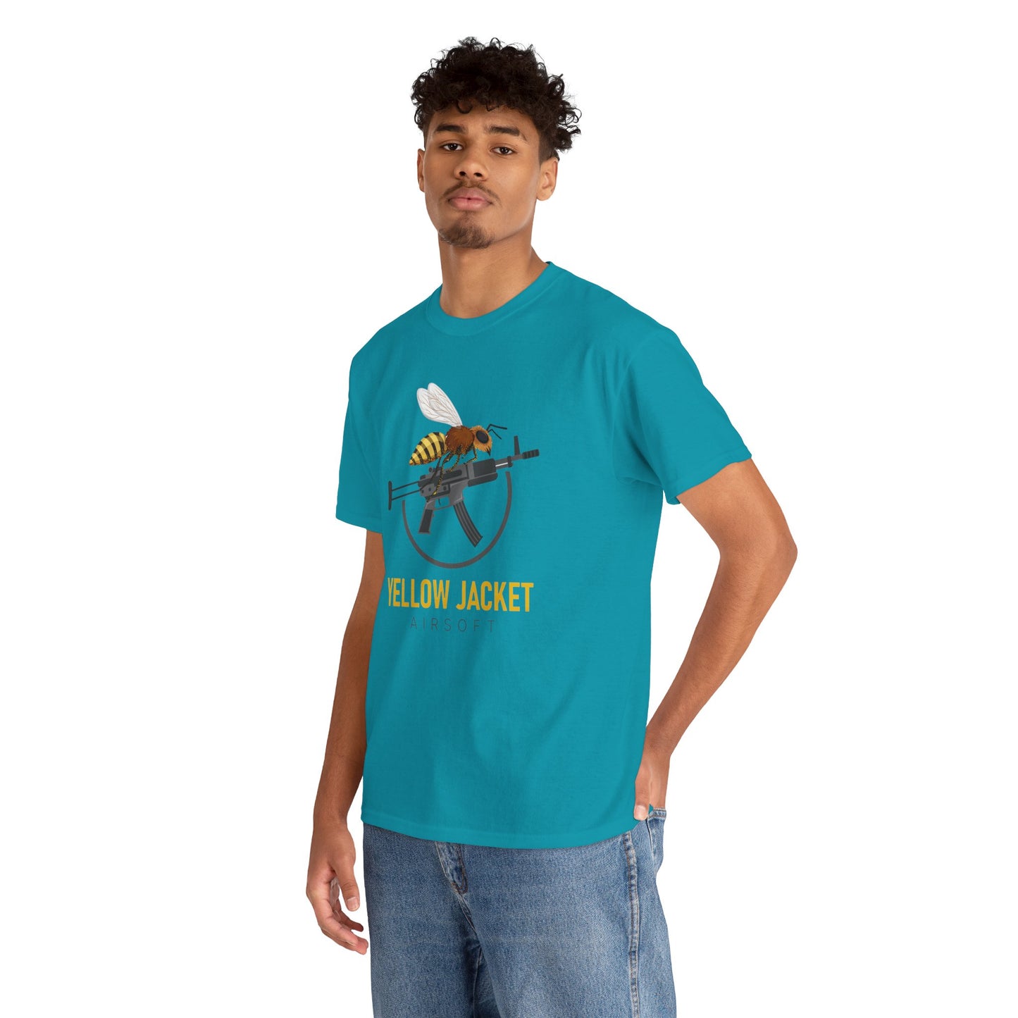 MP5 with a Yellow Jacket (T-shirt)