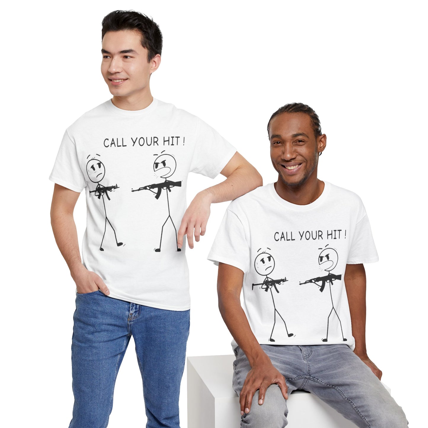 Stick Figure “Call Your Hit!” (T-shirt)