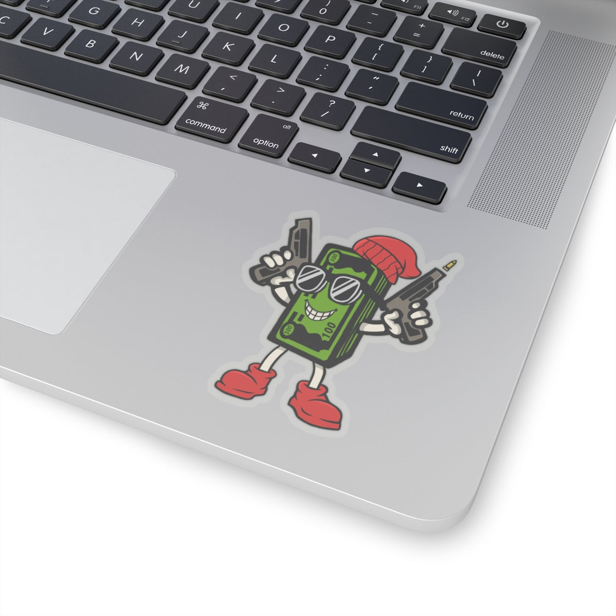 Moneyman Red Beanie (Kiss-Cut Stickers)