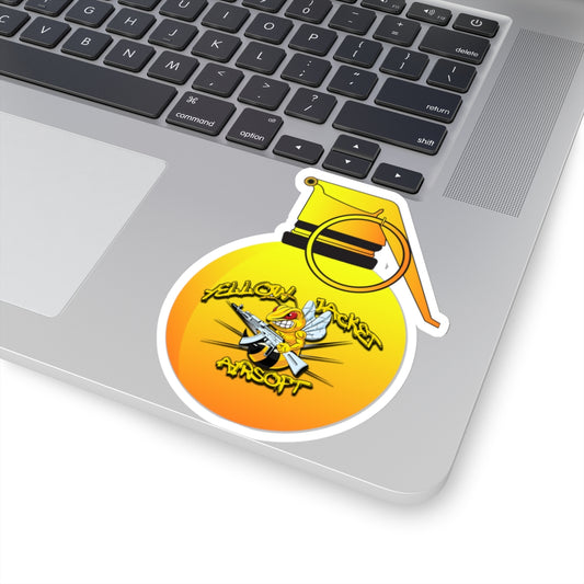 Yellow Jacket Airsoft Grenade (Kiss-Cut Stickers)