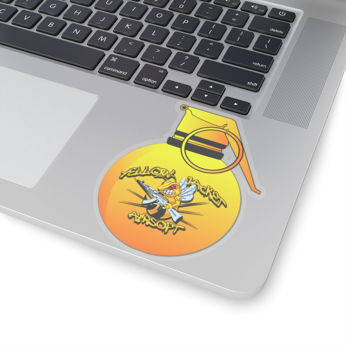 Yellow Jacket Airsoft Grenade (Kiss-Cut Stickers)