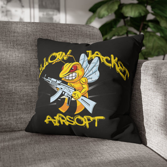 Yellow Jacket Airsoft (Spun Polyester Square Pillow Case)