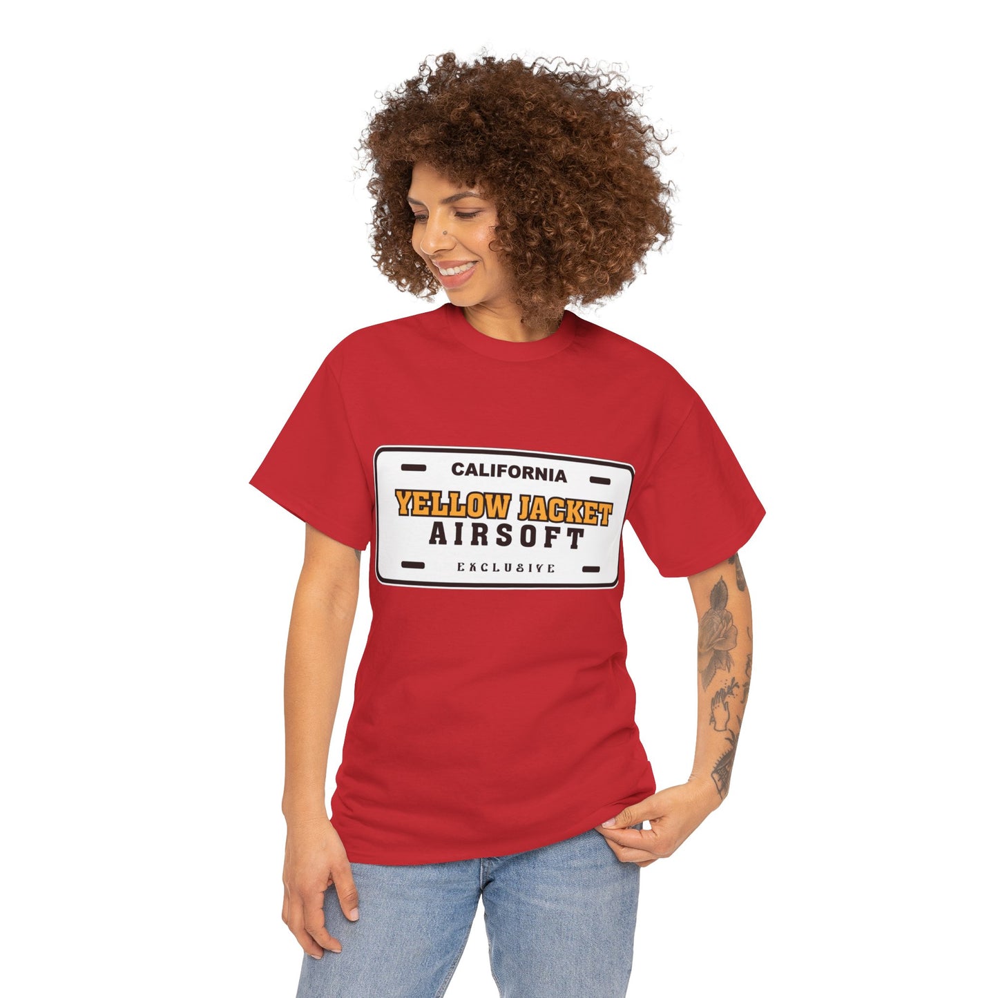 Yellow Jacket Airsoft License Plate (T-shirt)