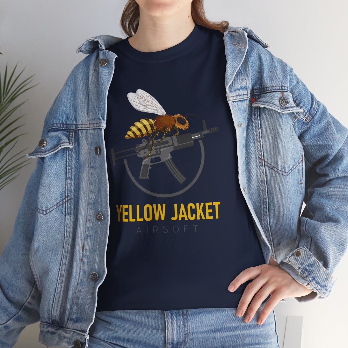 MP5 with a Yellow Jacket (T-shirt)