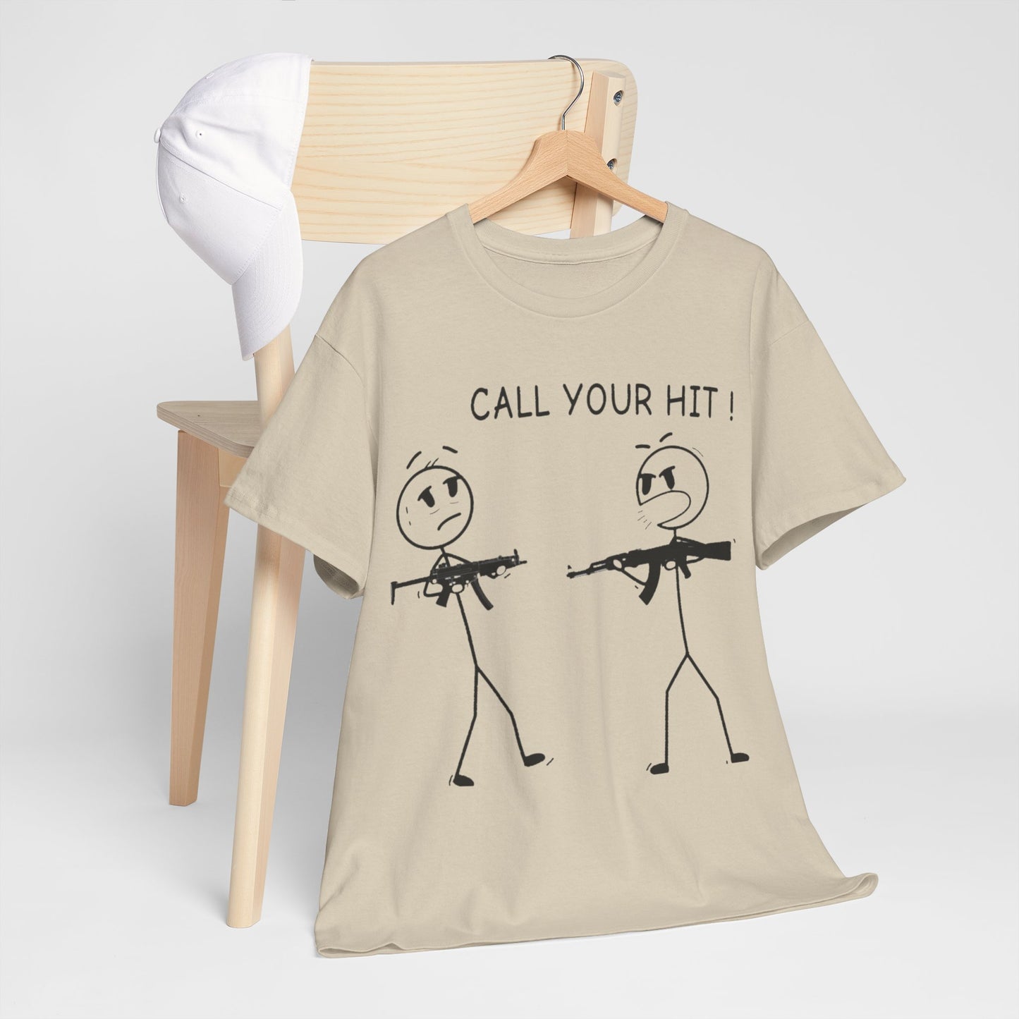 Stick Figure “Call Your Hit!” (T-shirt)