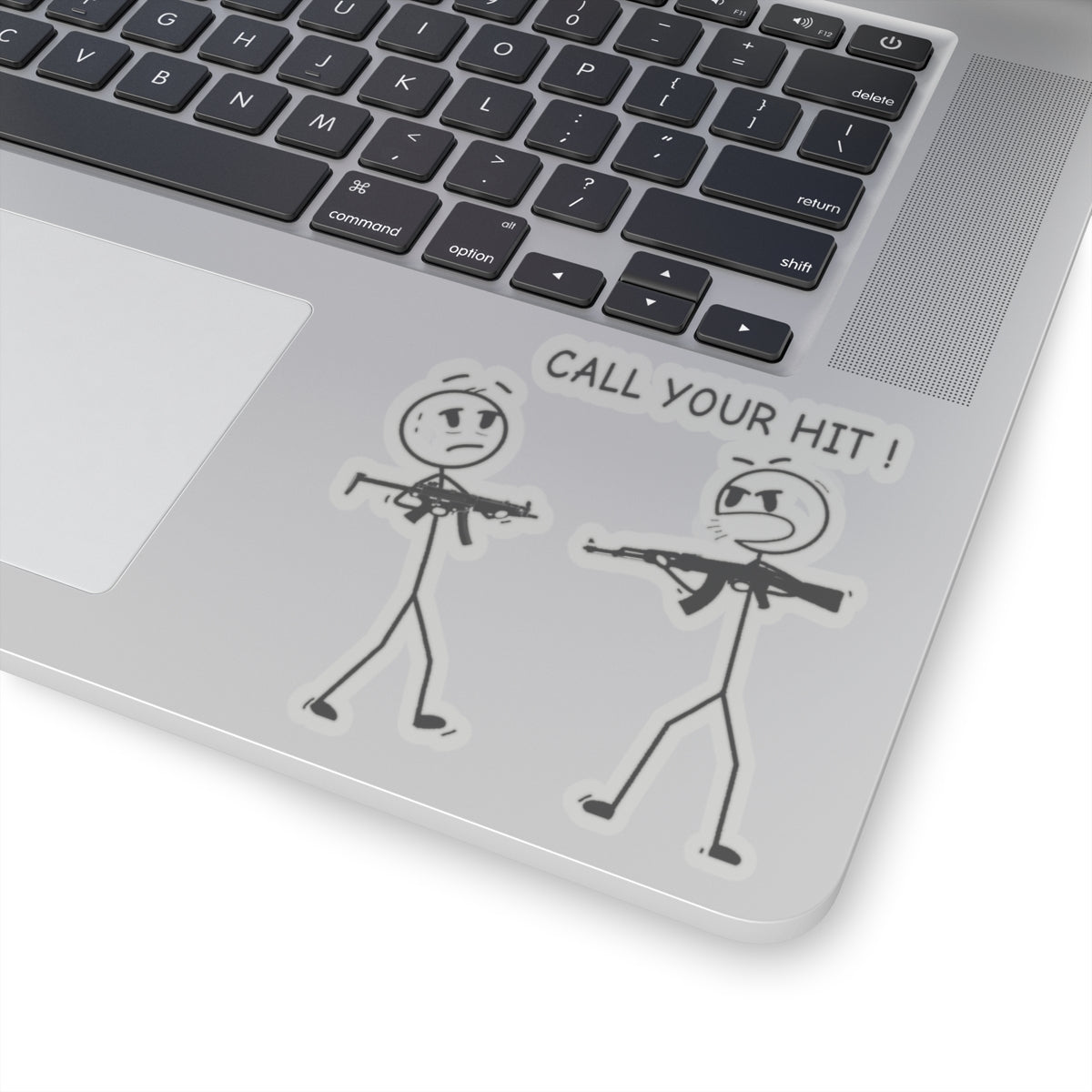 Stick Figure “Call Your Hit!”(Kiss-Cut Stickers)