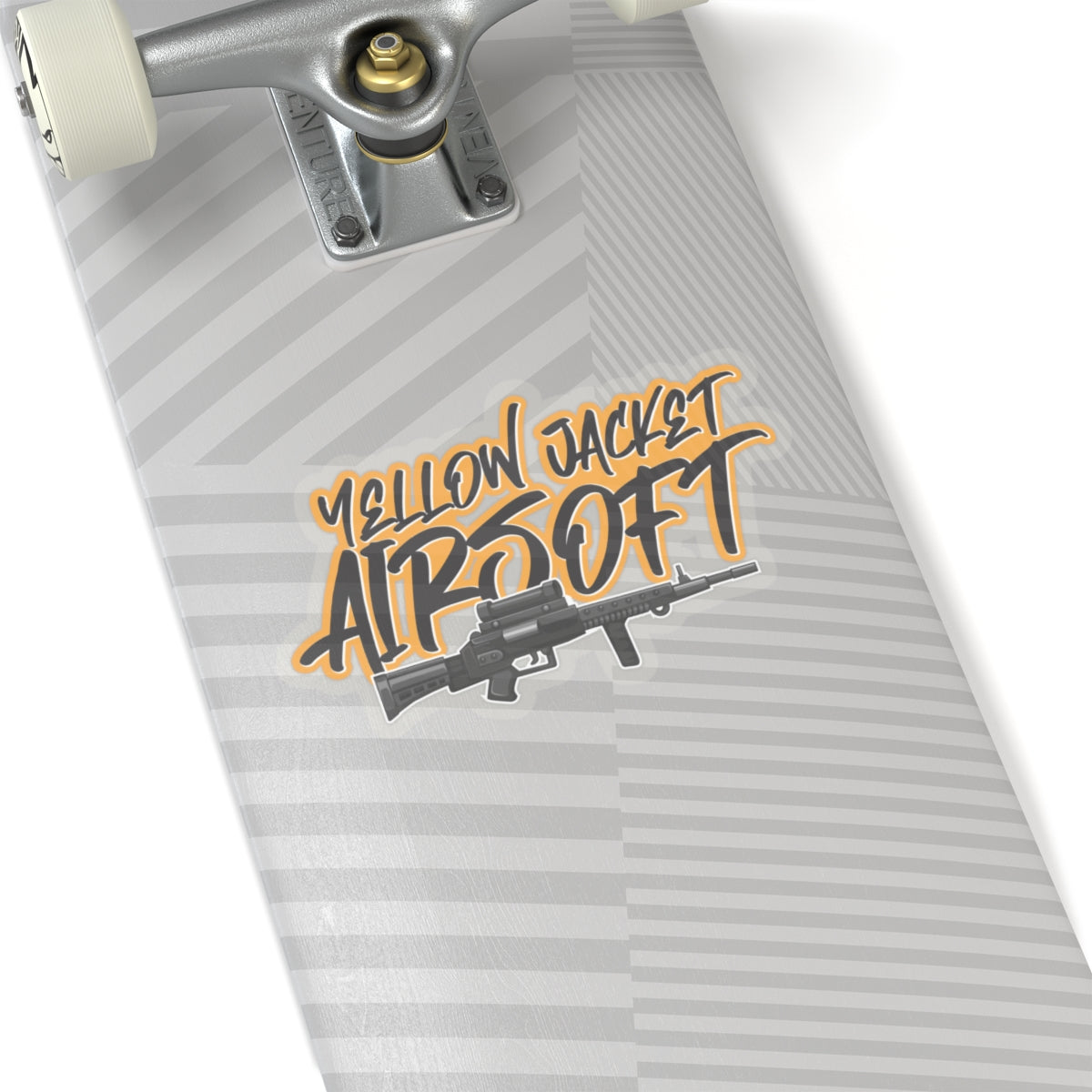 Yellow Jacket Airsoft Machine Gun (Kiss-Cut Stickers)