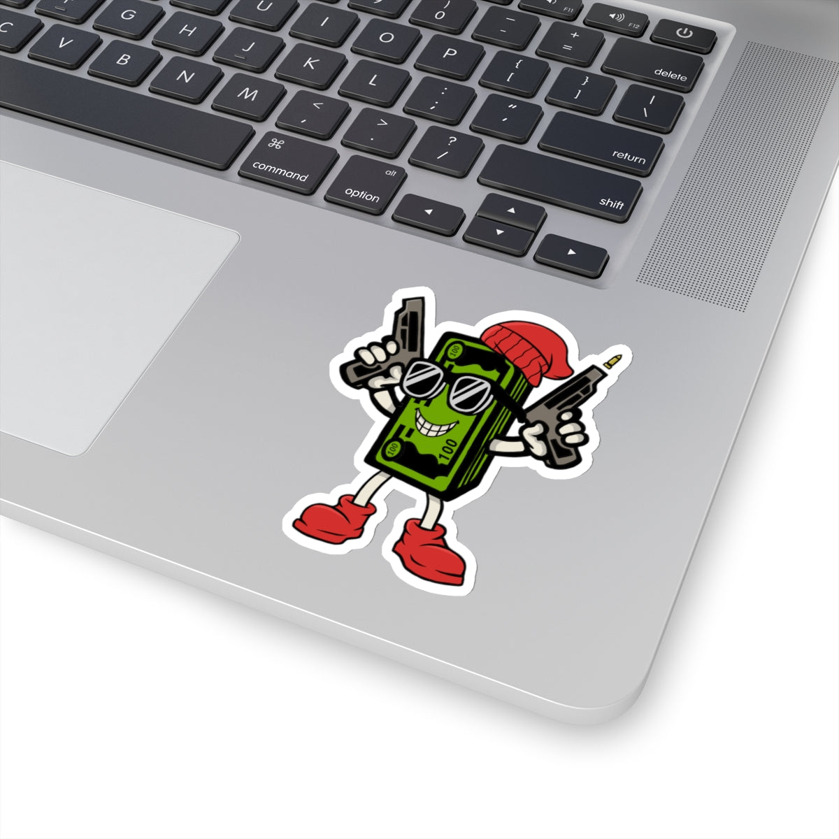 Moneyman Red Beanie (Kiss-Cut Stickers)