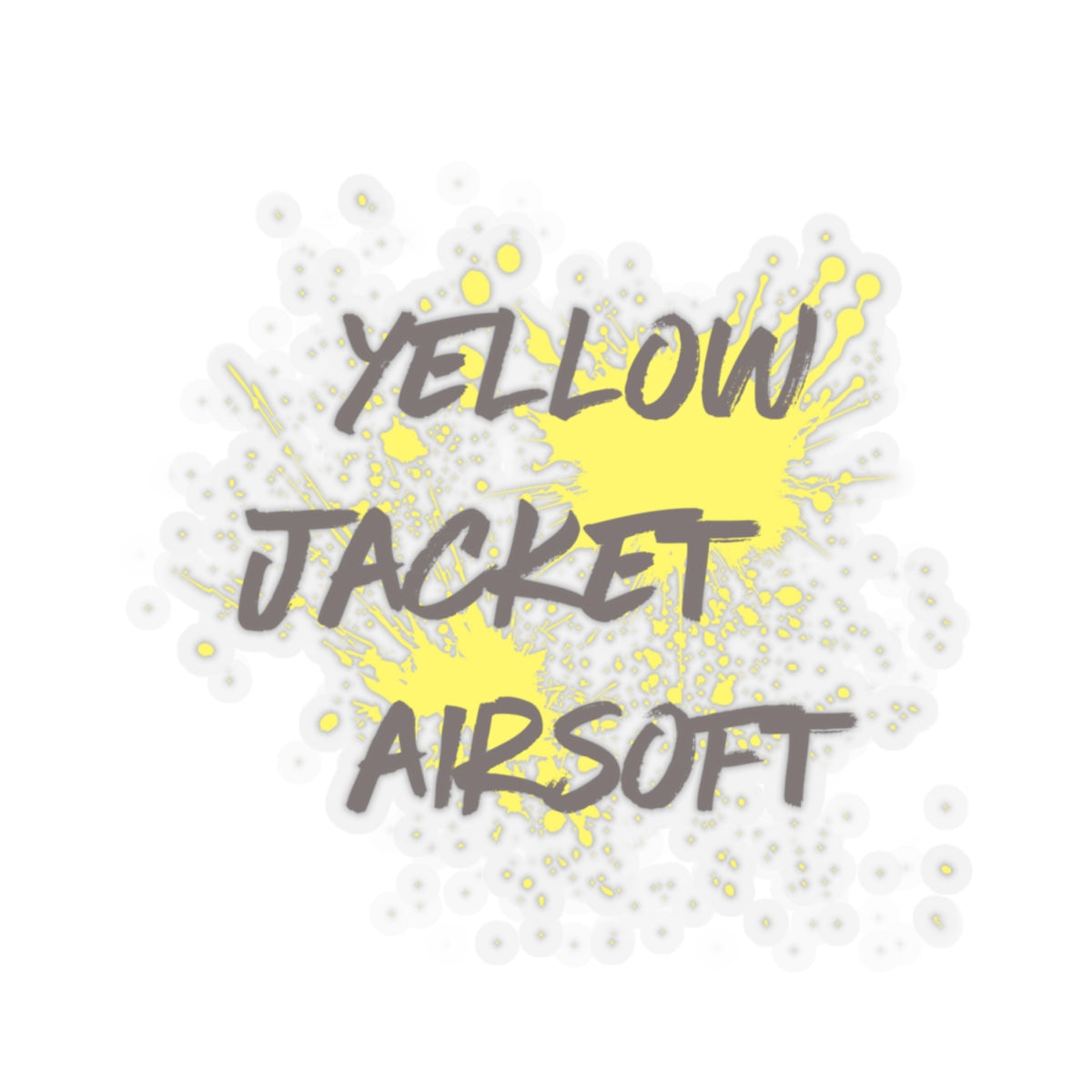 Yellow Jacket Airsoft Splash (Kiss-Cut Stickers)