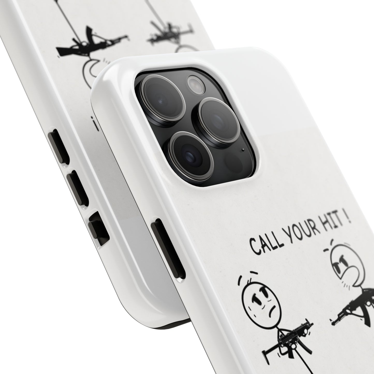 Stick Figure “Call Your Hit” (Tough Phone Cases)