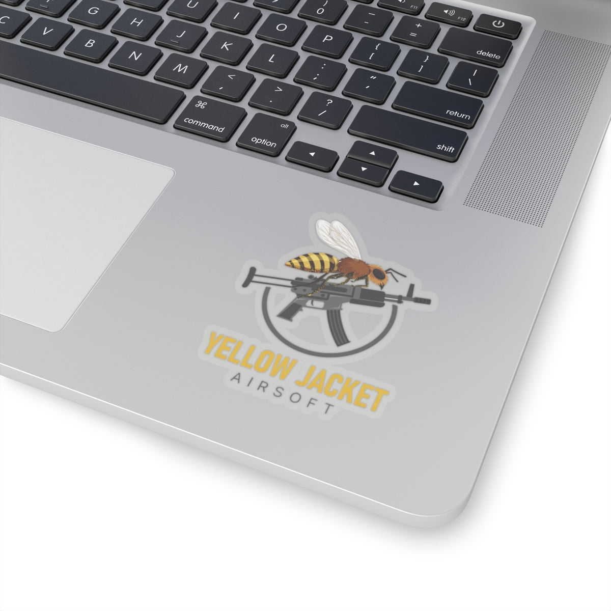 MP5 with a Yellow Jacket (Kiss-Cut Stickers)