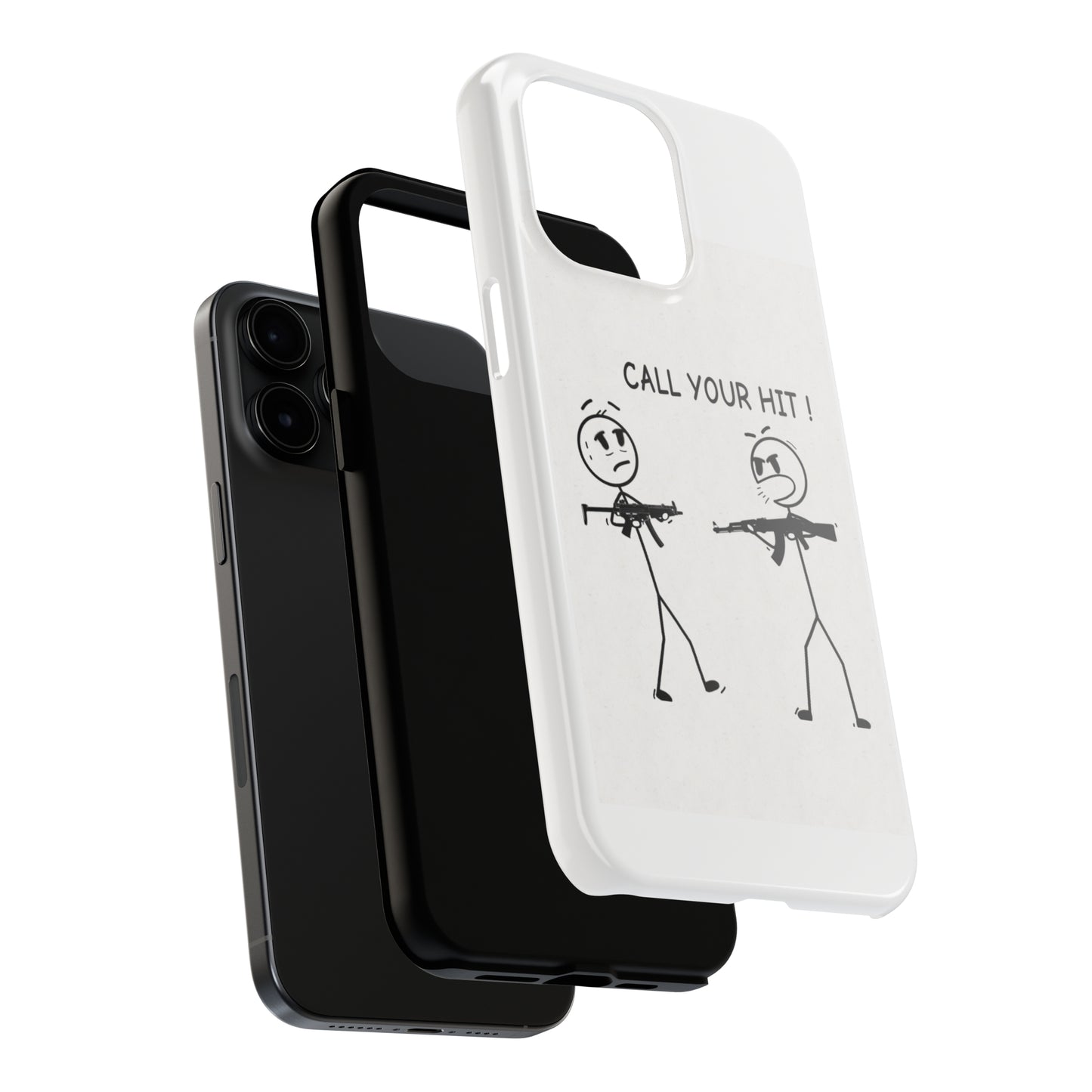 Stick Figure “Call Your Hit” (Tough Phone Cases)