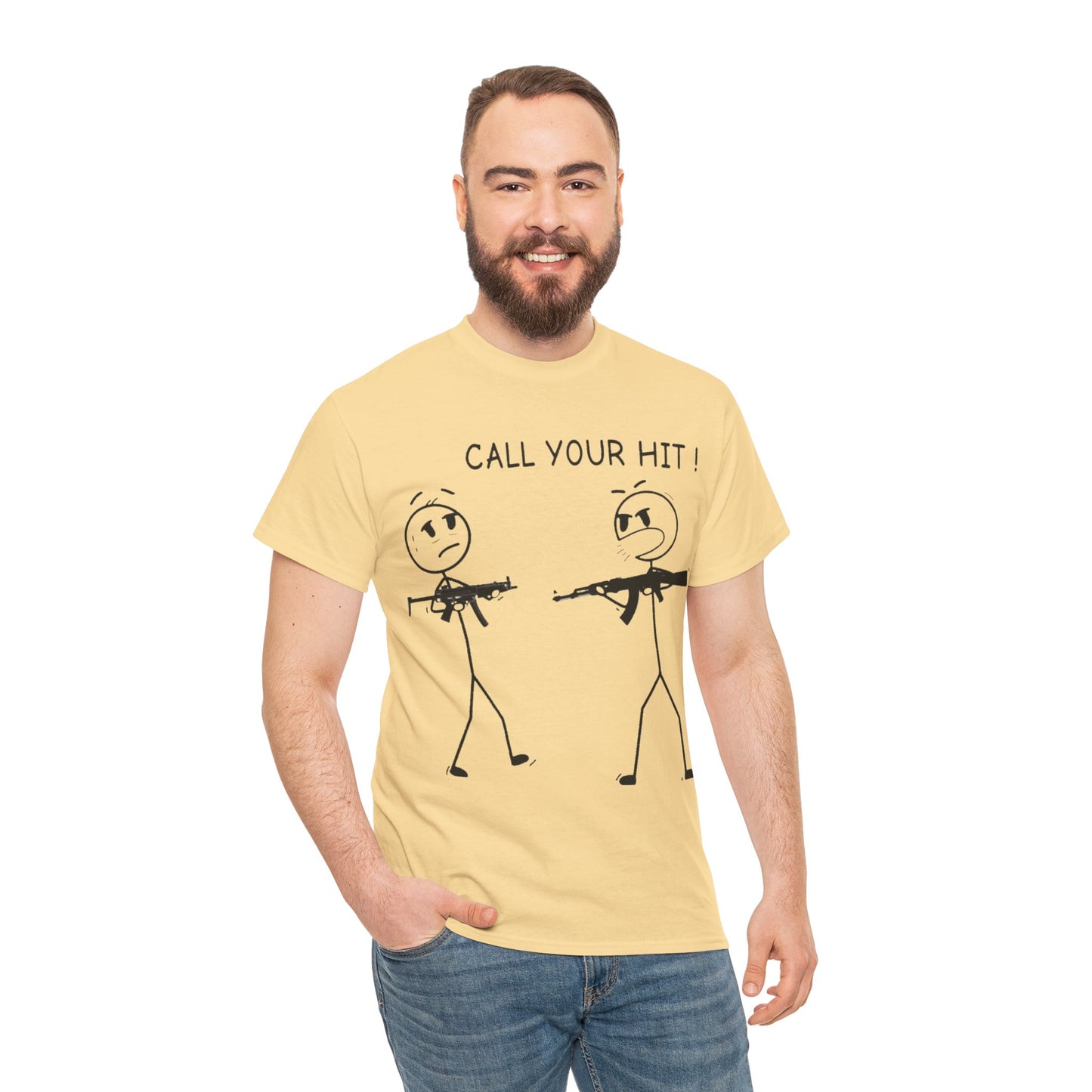 Stick Figure “Call Your Hit!” (T-shirt)